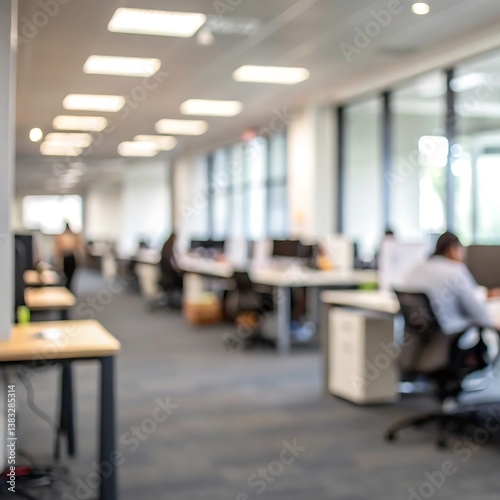 Blurry office background