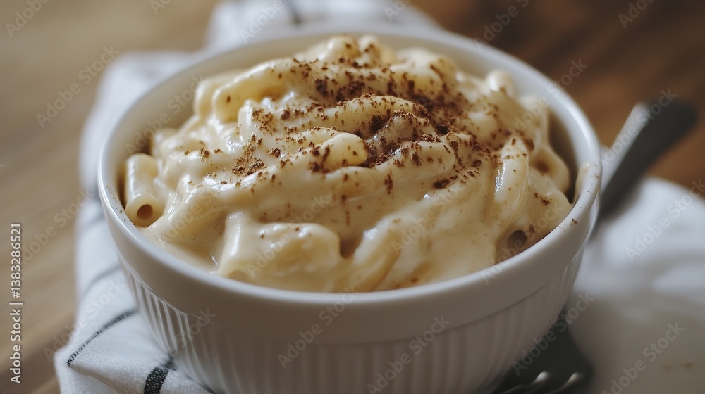 Creamy plant-based mac and cheese recipe kitchen food photography cozy home close-up vegan culinary delight Creamy plant-based mac and cheese recipe kitchen food photography cozy home close-up vegan culinary delight