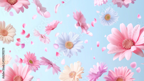 spring flowers background