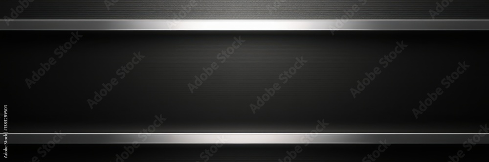 Modern Metallic Frame on Dark Textured Surface Modern Metallic Frame on Dark Textured Surface