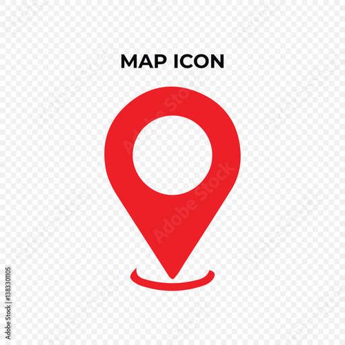 Vector map pointer icon illustration eps 10