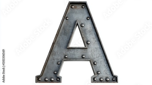Metal alphabet letter 
