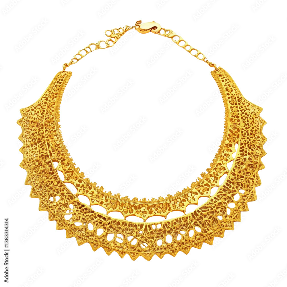 Traditional Bengali gold necklace (shonar haar) Traditional Bengali gold necklace (shonar haar)