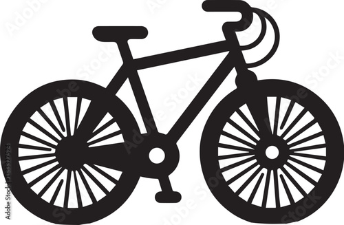 bicycle vector silhouette