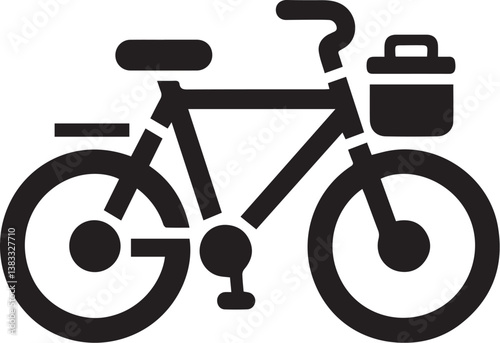 bicycle vector silhouette