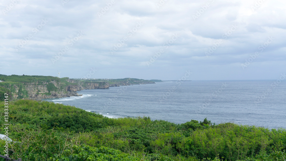 a seafront with a cliff a seafront with a cliff