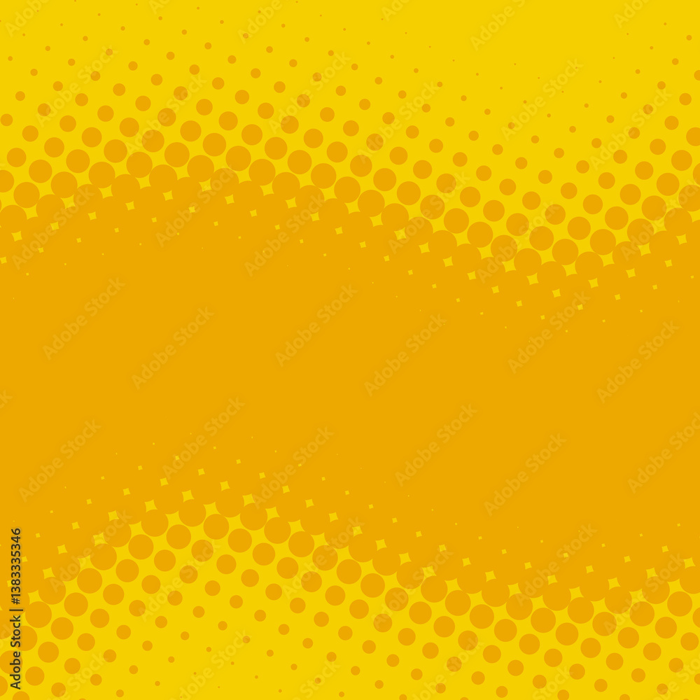 Polka dots design, Yellow background, seamless repeat orange dots pattern, gift wrap paper Polka dots design, Yellow background, seamless repeat orange dots pattern, gift wrap paper