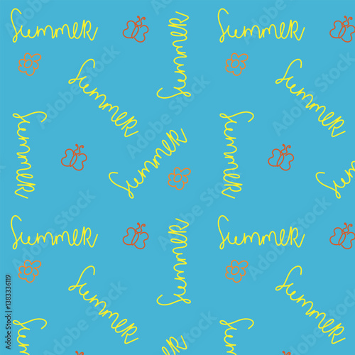 Seamless summer pattern