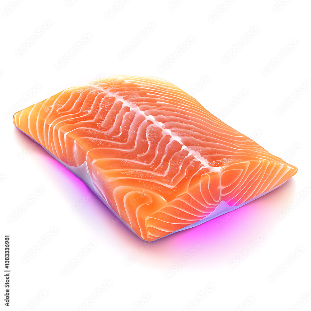 salmon in various forms and production processes, from raw cuts and packaging to cooking, serving, and seafood industry scenes. Generative AI Illustration salmon in various forms and production processes, from raw cuts and packaging to cooking, serving, and seafood industry scenes. Generative AI Illustration