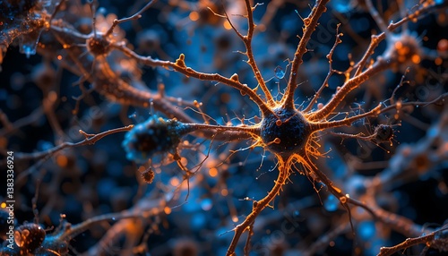 Stunning Microscopic View of a Neuron: Brain Cell Structure & Function