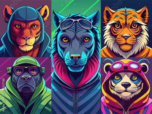 cyberpunk animal