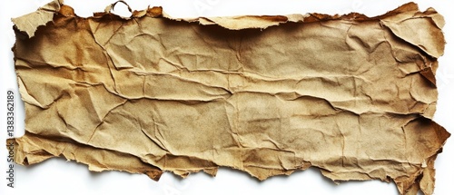 Obraz na płótnie Vintage paper overlay texture transparent background, PNG template w salonie