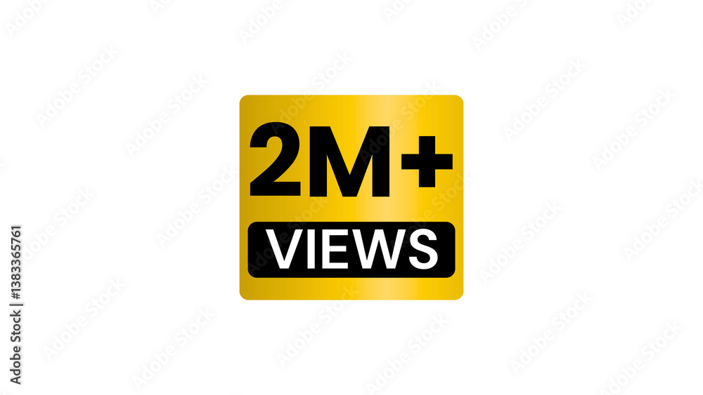 2M views 2million views on transparent background png 2M views 2million views on transparent background png