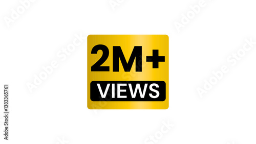 2M views 2million views on transparent background png