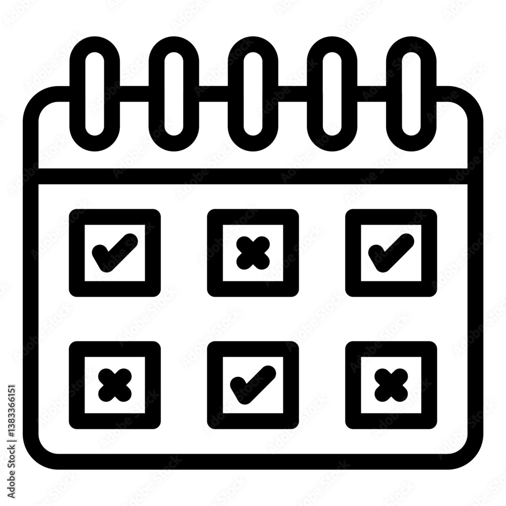Tasks Schedule Icon Tasks Schedule Icon