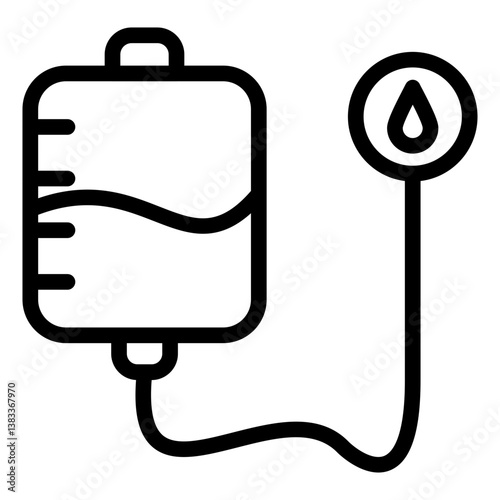 Blood Transfusion Icon