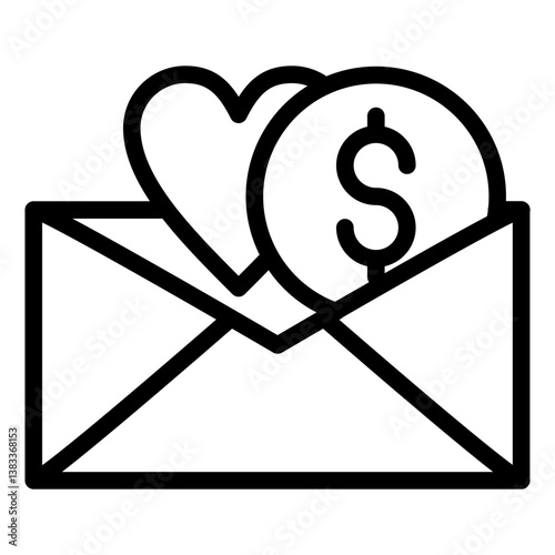 Cash Donation Icon