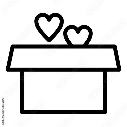 Donation Box Icon