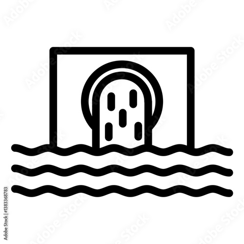 Water Pollution Icon