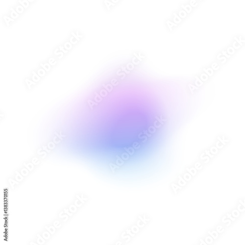 Soft blue gradient background with smooth color transition, blurred circular mesh elements, pastel 3D flow effect. Flat vector illustration isolated on white background.