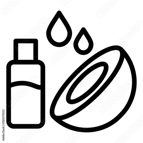 Coconut Oil Icon