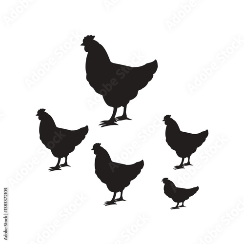 chicken sihlouete 