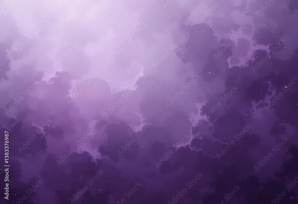 Obraz premium Muted Purple Gradient Background Accentuated with a Fine Noise Grain Texture