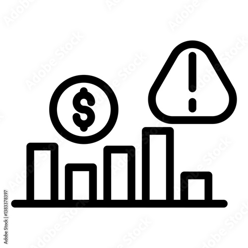 Financial Risk Icon