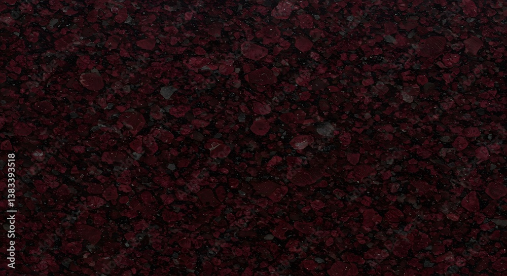 Fototapeta premium Dark red granite rock texture displays rough surface background