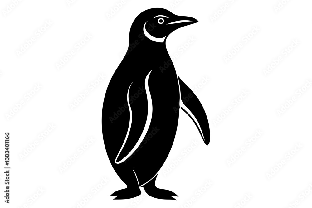 Fototapeta premium penguin on a white background