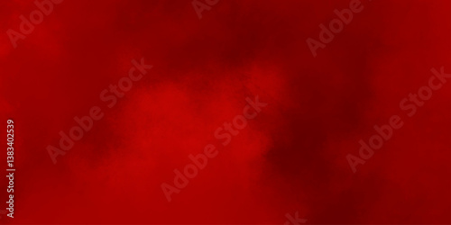 Abstract grainy red grunge texture with blood red smoke, red paper texture. Grunge red metal background. Red Textured surface of colored plastic, abstract background. Professional Stock Photo.	
