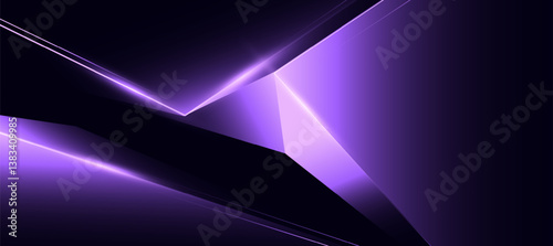 Abstract purple polygon elegant background vector illustration for banner business product presentations
