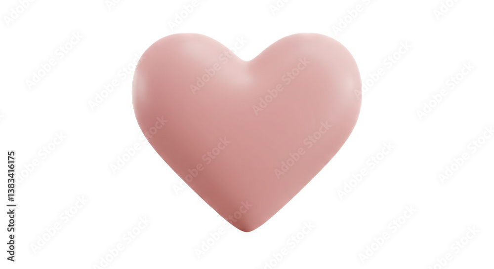 A three dimensional digitally rendered pink heart shape on a background A three dimensional digitally rendered pink heart shape on a background