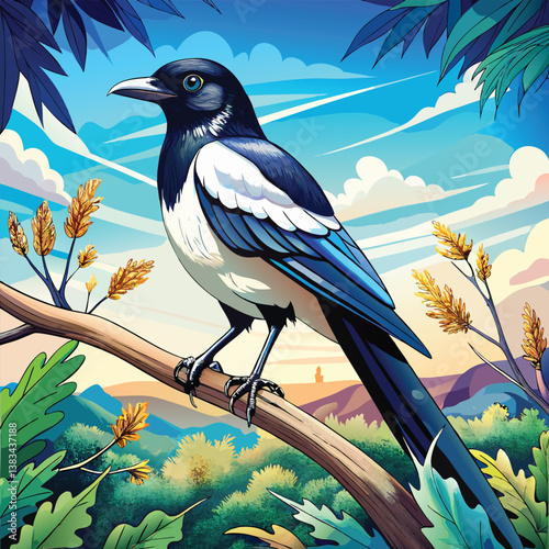 crow on a branch