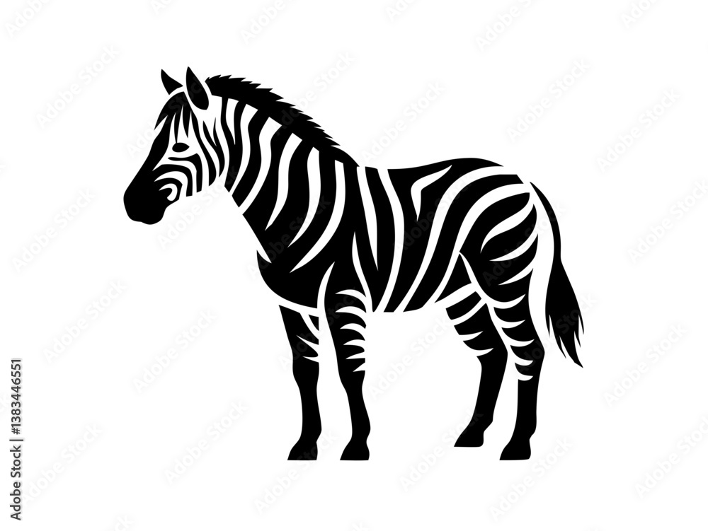 zebra balck logo desigen zebra balck logo desigen