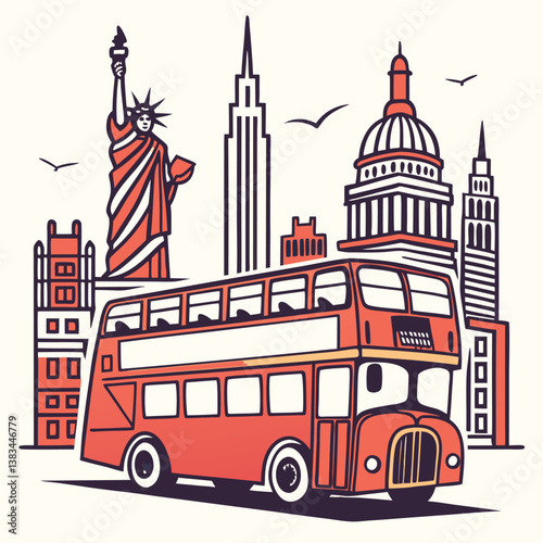 london double decker bus