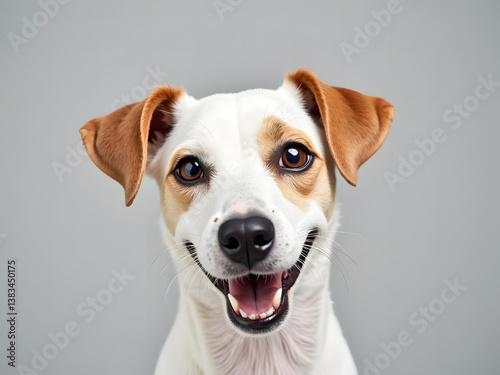 Happy Jack Russell Terrier Smiling at the Camera