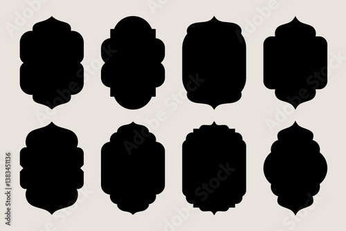 A set of simple vintage style frames