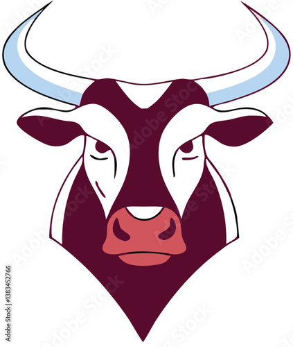 Buffalo Head Vector – Bold Black and White Bison Silhouette design Illustration for Logos, Mascots & Tattoos.