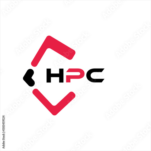 HPC creative minimalist letter logo. HPC unique vector initials alphabet letter logo design