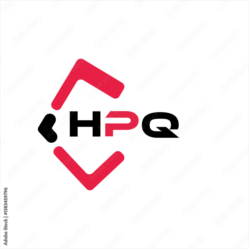 HPQ creative minimalist letter logo. HPQ unique vector initials alphabet letter logo design HPQ creative minimalist letter logo. HPQ unique vector initials alphabet letter logo design
