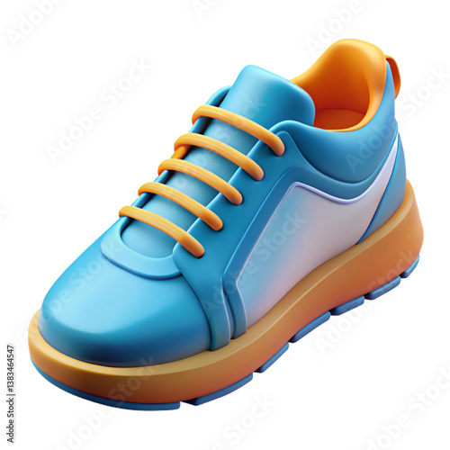 74
Title:
Running shoes 3D sports icon illustration with modern athletic design elements

