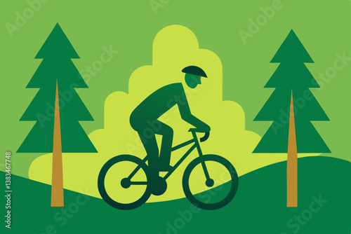 man riding bicycle