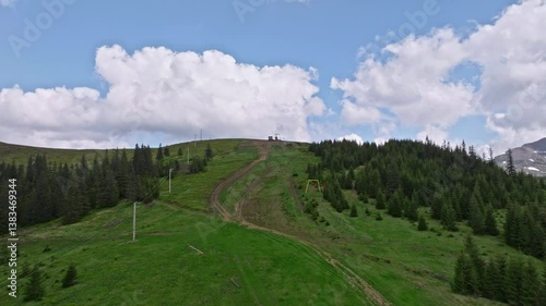 Aerial view of Romania Borsa 