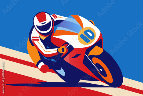 motorcycle racing in the sky