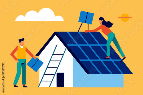 solar panel installation