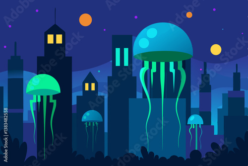 night city landscape