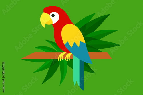 illustration of a parrot