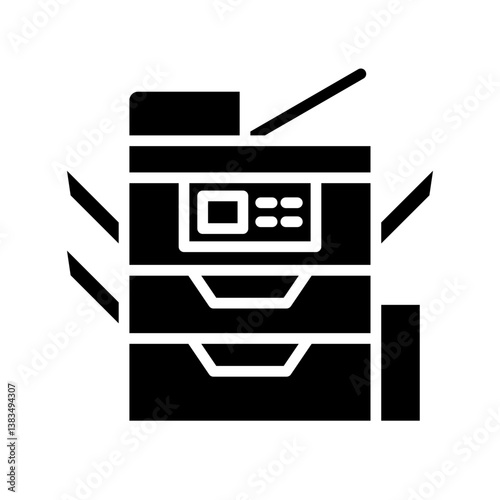Photocopier Icon Vector Element
