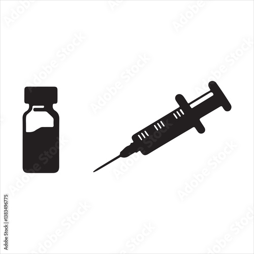 syringe and medicine